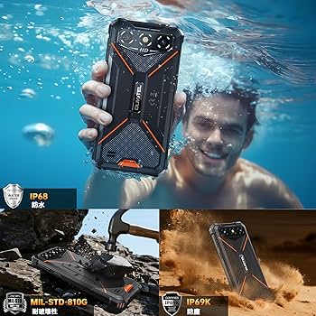 Amazon | OUKITEL G3 タフネススマホ - 16GB+128GB/1TB 防水